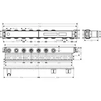 Zestaw podstawowy do modułu termostatycznego do 5 odbiorników HANSGROHE 18313180