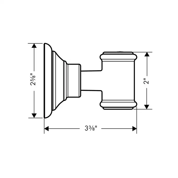 AXOR Montreux Uchwyt prysznicowy HANSGROHE 16325000