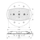 Raindance Rainmaker Głowica prysznicowa 600 3jet z oświetleniem HANSGROHE 26117000