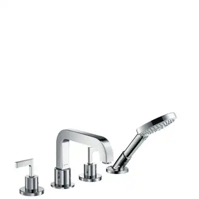 AXOR Citterio 4-otworowa bateria wannowa do montażu na cokole z płytek HANSGROHE 39454000