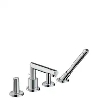 AXOR Uno 4-otworowa bateria na brzeg wanny z uchwytem zero HANSGROHE 45444000