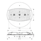 Raindance Rainmaker Głowica prysznicowa 600 3jet bez oświetlenia HANSGROHE 26115000