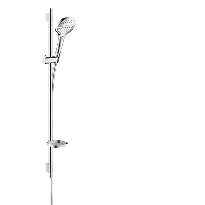 Raindance Select E Zestaw prysznicowy 120 3jet z drążkiem 90 cm i mydelniczką HANSGROHE 26621000