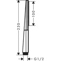 Rainfinity Główka prysznicowa 100 1jet HANSGROHE 26866700