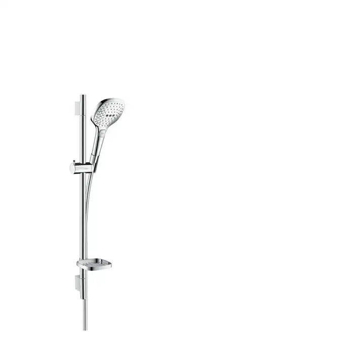 Raindance Select E Zestaw prysznicowy 120 3jet z drążkiem 65 cm i mydelniczką HANSGROHE 26620000