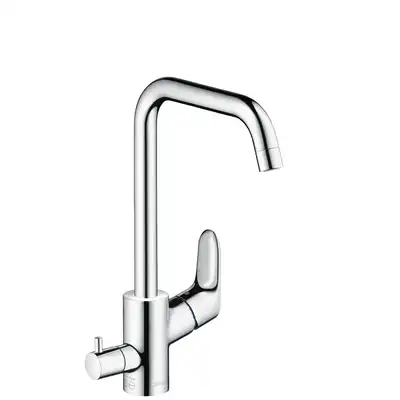 Focus M41 Jednouchwytowa bateria kuchenna 260, z zaworem odcinającym, 1jet HANSGROHE 31823000