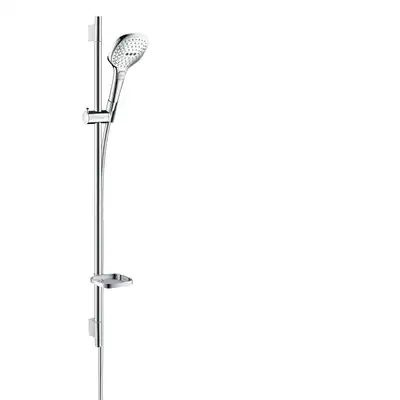 Raindance Select E Zestaw prysznicowy 120 3jet z drążkiem 90 cm i mydelniczką HANSGROHE 26621000