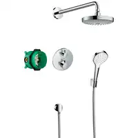 Croma Select S Zestaw prysznicowy podtynkowy z termostatem Ecostat S HANSGROHE 27295000