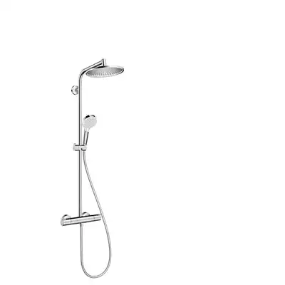 Crometta S Komplet prysznicowy 240 1jet EcoSmart 9 l/min z termostatem HANSGROHE 27268000