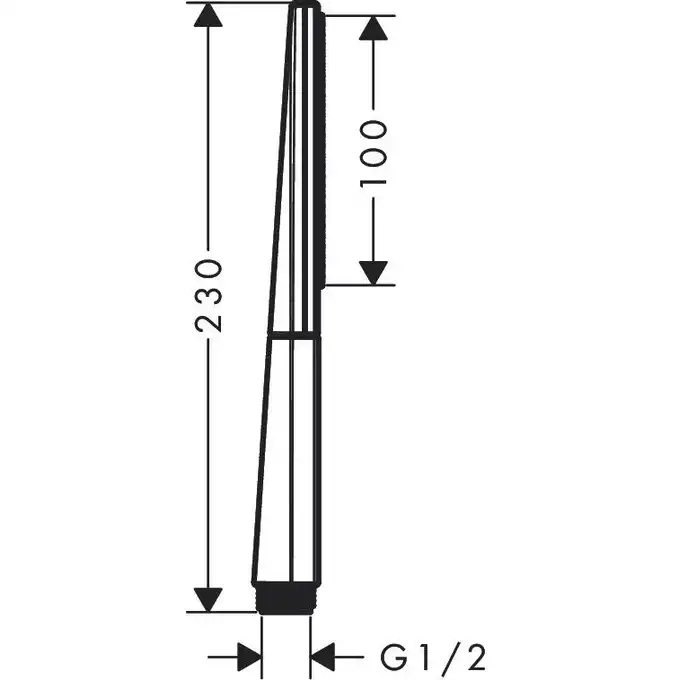 Rainfinity Główka prysznicowa 100 1jet HANSGROHE 26866670