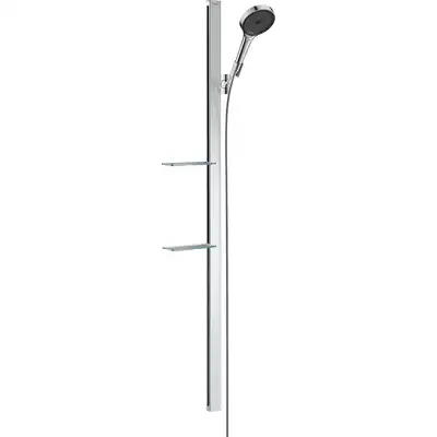 Rainfinity Zestaw prysznicowy 130 3jet z drążkiem 150cm i mydelniczką HANSGROHE 27673000