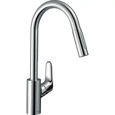 Focus M41 Jednouchwytowa bateria kuchenna 240, wyciągana wylewka, 2jet, sBox HANSGROHE 73880000