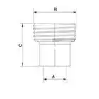 Adapter COMBI 3/8GW x 1/2GW ARCO COMBI88