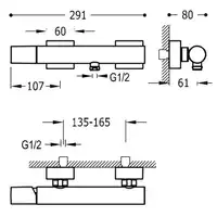 Bateria natryskowa Czerń metalizowana szczotkowana TRES 21116701KMB