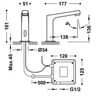 Zestaw elektroniczny „Basic” Chrom TRES 39210397