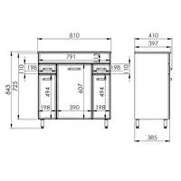 Zestaw AMIGO STREET 80 3D 2S white HG NN ELITA 166467