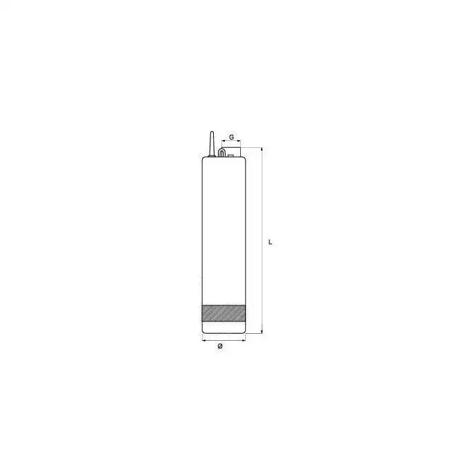 Pompa głębinowa 5” ACUATEC 60 z silnikiem 400V, 0.75kW maks. wysokość podnoszenia – 60m WIMEST TPW 60 400V