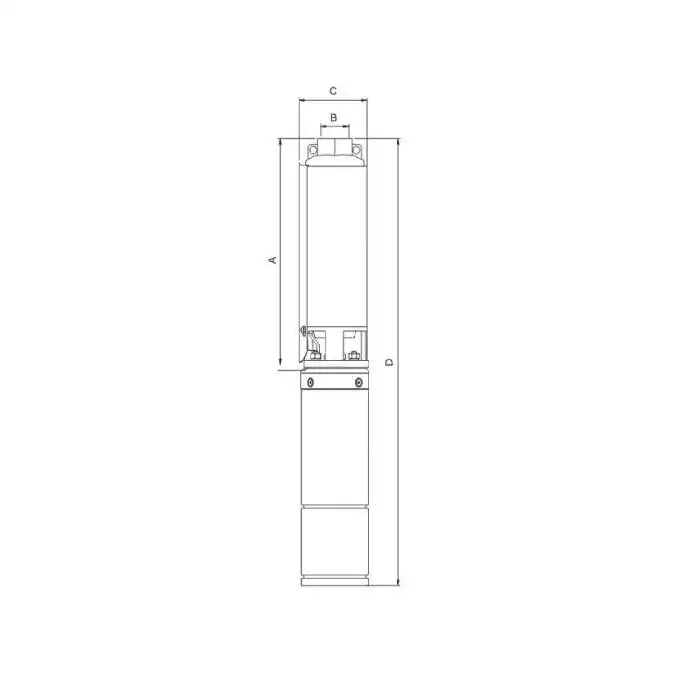 Pompa głębinowa ST4013 z silnikiem 230V, 2.2kW  wraz z urządzeniem sterującym maks. wysokość podnoszenia – 84m WIMEST TST4013 230V 2,2KW