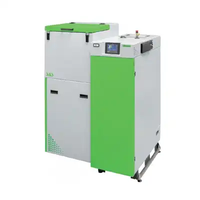 Kocioł BIO SOLID 14 kW lewy TECH 2 na paliwo stałe SAS KOT-BIOSOL-014-L-T2