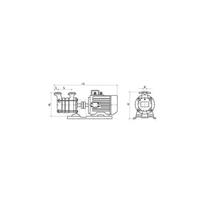 Pompa SKSb 2 stopniowa z silnikiem 400V, 1.1kW WIMEST
