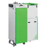 Kocioł BIO EFEKT 42 kW prawy czopuch do góry zasobnik skośny TECH na paliwo stałe SAS KOT-BIOEFT-042-P-CG-SK-T2