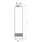 Pompa głębinowa 5” ACUATEC 60 z silnikiem 400V, 0.75kW maks. wysokość podnoszenia – 60m WIMEST TPW 60 400V