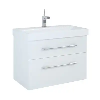 Szafka podumywalkowa BARCELONA 80 2S white HG PDW ELITA 164344