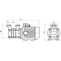 Pompa SKM  z silnikiem 230V, 1.1kW WIMEST