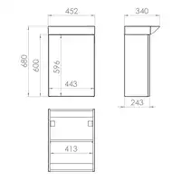 Zestaw RAVELL 45 1D anthracite HG PDW ELITA 166240