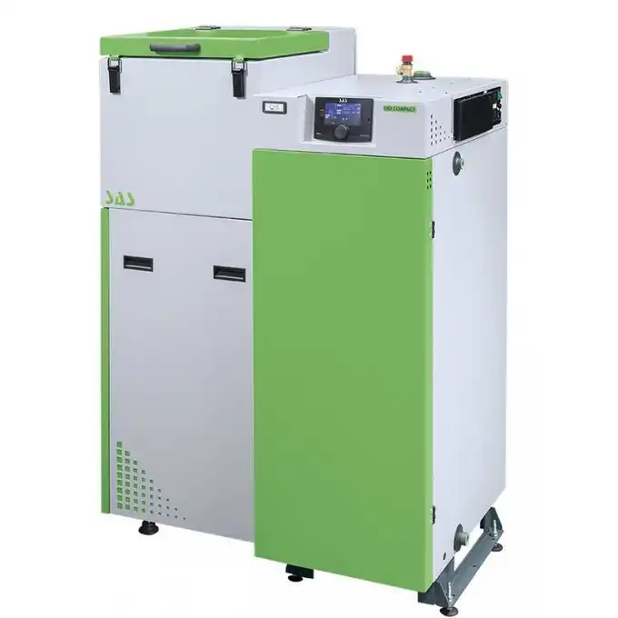 Kocioł BIO COMPACT 15 kW lewy TECH na paliwo stałe SAS KOT-BIOCOM-015-L-T2