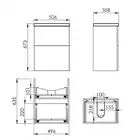 Zestaw KIDO 50 2S white matt PDW ELITA RE020501115290