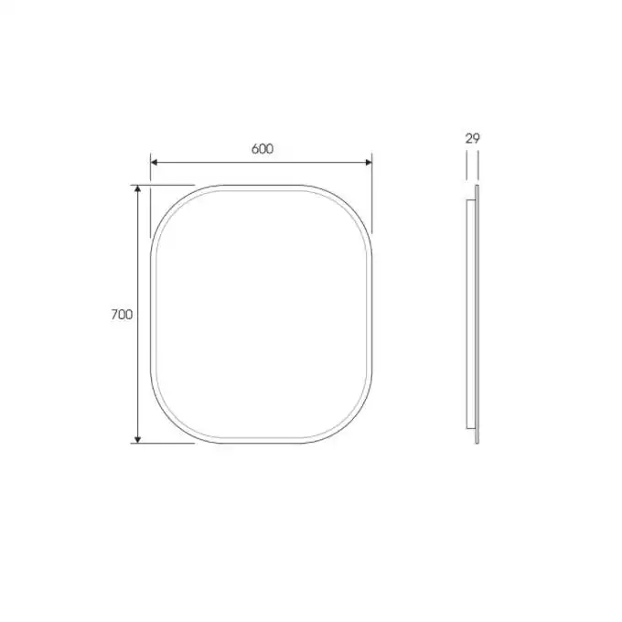 Lustro LED SHARON 60/70 gold ELITA RE060600015570