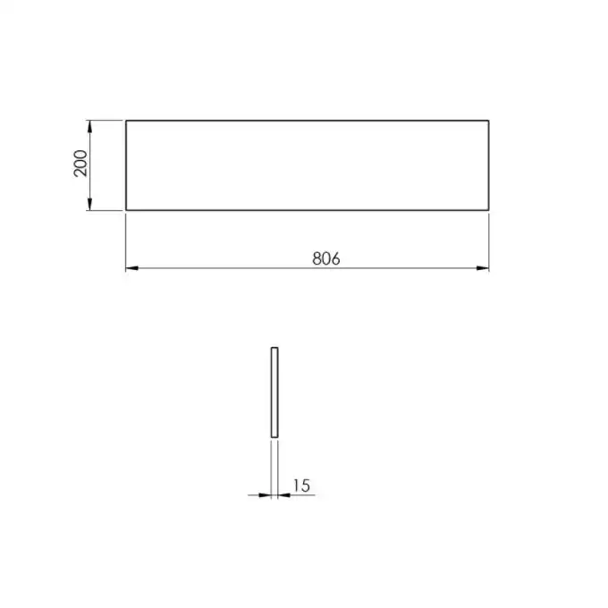 Panel ścienny marmur 80/20/1,5 anthracite matt ELITA RE180800016010