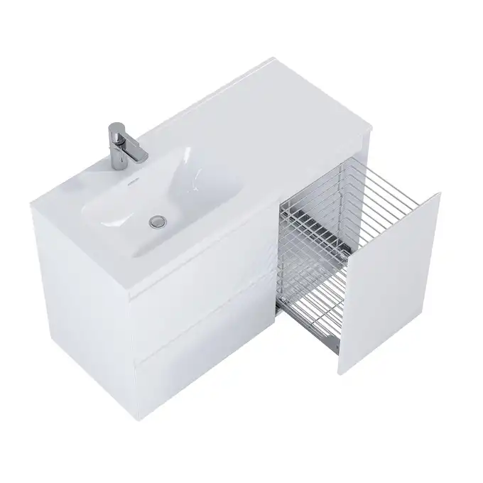 Szafka podumywalkowa SPLIT 100 2S L CARGO white matt PDW ELITA RE011006055290