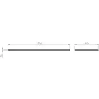 Blat marmur CALACATTA 120/46/2 white matt ELITA RE051200045290