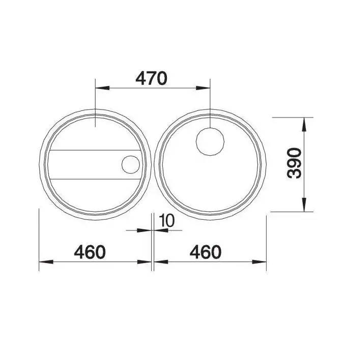 Zlewozmywak RONDOSET Stal szczotkowana BLANCO 513310