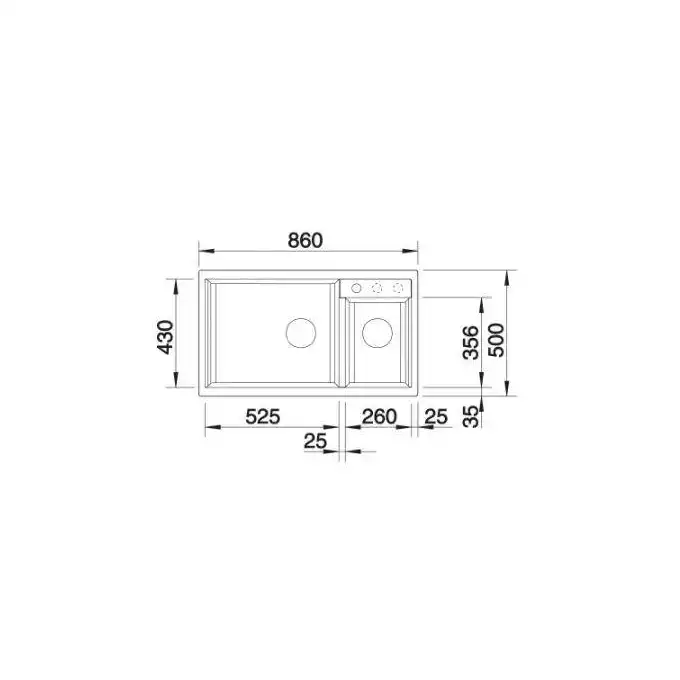 Zlewozmywak METRA 9 Silgranit PuraDur Kawowy lewa BLANCO 515050