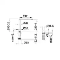 Bateria ELOSCOPE-F II Chromowana BLANCO 516672