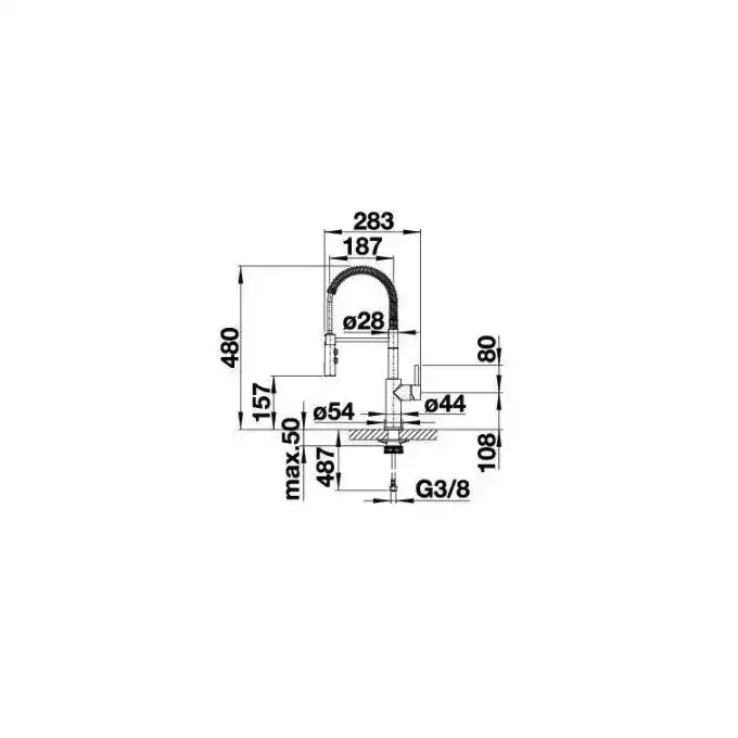 Bateria CATRIS-S Flexo Chromowana BLANCO 525791