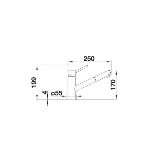 Bateria KANO-S Silgranit-Look Biały/Chrom BLANCO 525040