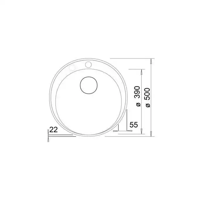 Zlewozmywak RIONA 45 Silgranit Antracyt BLANCO 521396