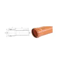 Rura PVC kanalizacyjna FI110/ 3,2 - L 500 KACZMAREK 0420413050