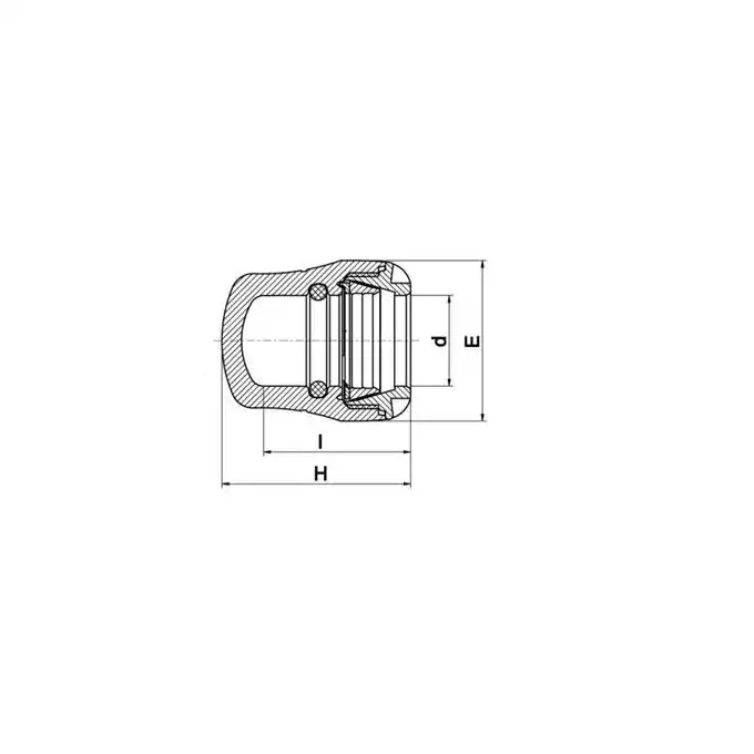 Zaślepka PE (PUSH-FIT-1012) FI 40 PLASSON 1012U0040