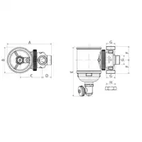 Kompaktowy magnetyczny separator zanieczyszczeń 1&quot; GZ GIACOMINI R146CX005