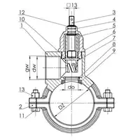 Nawiertka PCV/PE FI160/50 ANWOD AN014 / AN-160-50