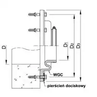 Przejście szczelne WGC FI 100 108-116 INTEGRA