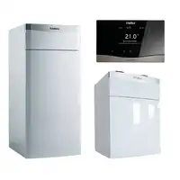 Pakiet z pompą ciepła flexoTHERM exclusive solanka VWF 118/4 + Regulator pogodowy VRC 720 + System wentylacji VAR 360/4 VAILLANT 0010044237