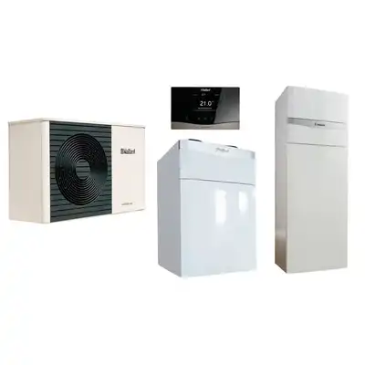 Pakiet z pompą ciepła aroTHERM plus monoblok VWL 75/6A + Centrala grzewcza VIH QW 190/6E + System wentylacji VAR 360E + Regulator pogodowy VRC 720 VAILLANT 0010044204