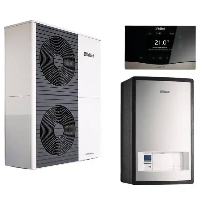 Pakiet z pompą ciepła aroTHERM plus monoblok VWL 105/6A + Moduł naścienny MEH 97/6 + Regulator pogodowy VRC 720 VAILLANT 0010044187