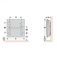 Konwektor elektryczny F-120 wiszący 1500 W ATLANTIC 002472